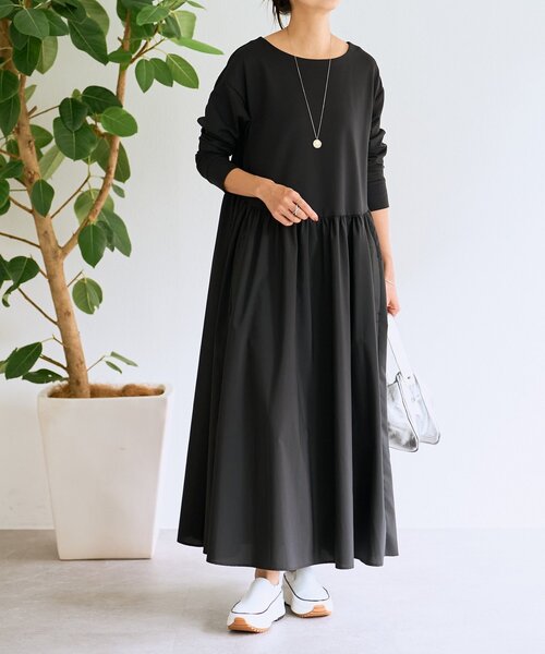 BEARDSLEY（ビアズリー） ワンピース ドッキングボリュームワンピース