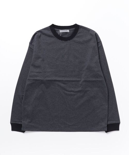 「NANO universe」 長(zhǎng)袖Tシャツ L チャコール メンズ