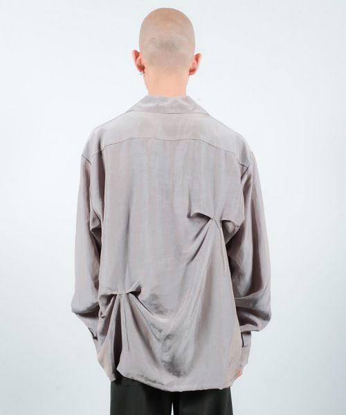 JieDa（ジエダ） シャツ HAND STITCH OPEN COLLAR SHIRT メンズ