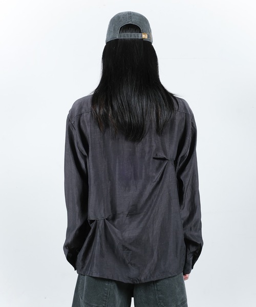 JieDa（ジエダ） シャツ HAND STITCH OPEN COLLAR SHIRT メンズ