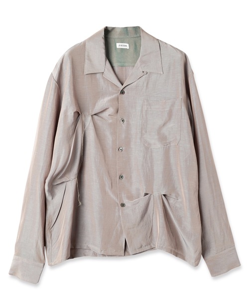JieDa（ジエダ） シャツ HAND STITCH OPEN COLLAR SHIRT メンズ
