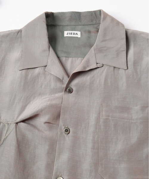 JieDa（ジエダ） シャツ HAND STITCH OPEN COLLAR SHIRT メンズ