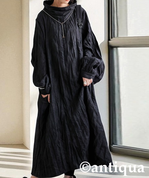 EPOCAブラック タートルネック ワンピース antiqua ワンピース タートルネックワンピース : ZOZOTOWN Yahoo
