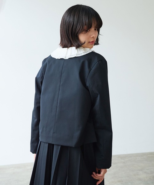 専用　　tuitaci 花柄 ノーカラージャケット サイズ2 bulle de savon（ビュルデサボン） ジャケット ノーカラージャケット