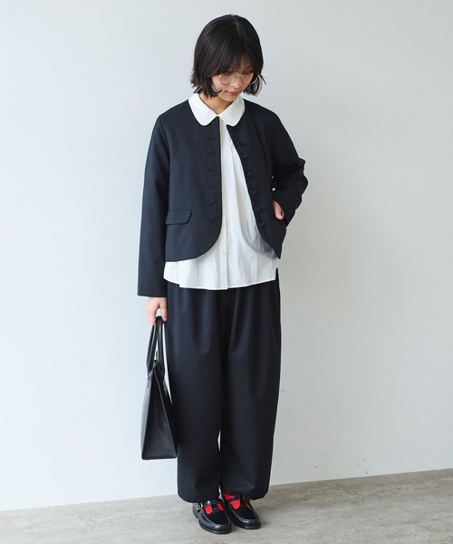 bulle de savon（ビュルデサボン） ジャケット ノーカラージャケット