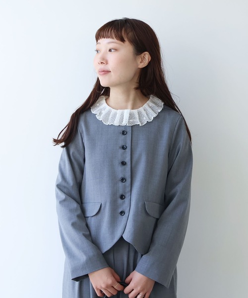 bulle de savon（ビュルデサボン） ジャケット ノーカラージャケット