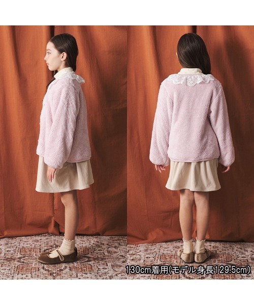 Crescent ブルゾン アウター レース衿ボアジャケット キッズ 子供服