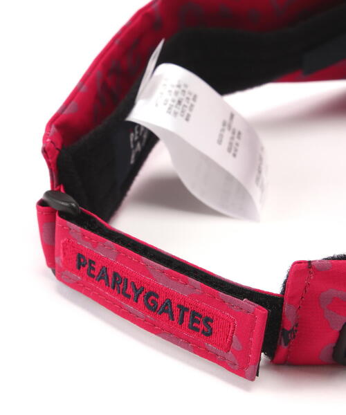 PEARLY GATES（パーリーゲイツ） サンバイザー 「PEARLY GATES」ヒョウ