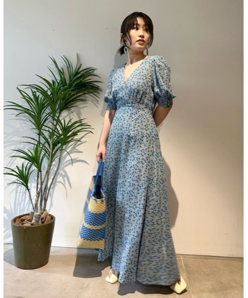 FRAY I.D（フレイ・アイディー） 半袖ワンピース 1 ネイビー