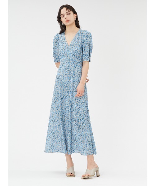 FRAY I.D（フレイ・アイディー） 半袖ワンピース 1 ネイビー