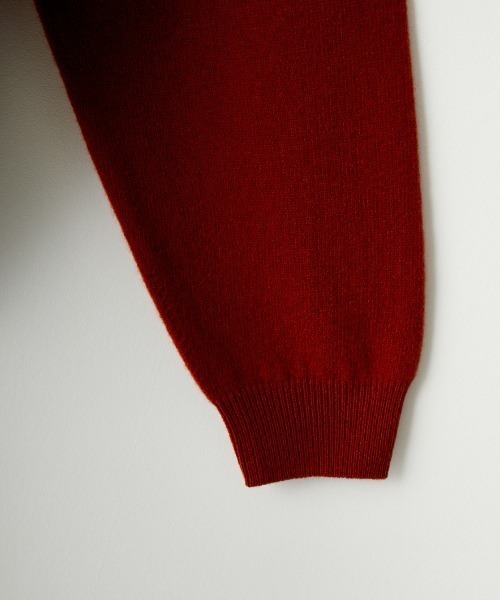 Danton（ダントン） ニットカーディガン 42 レッド レディース