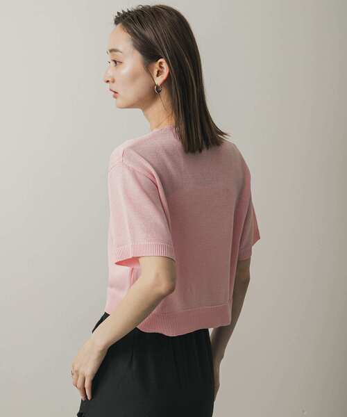 SENSE OF PLACE by URBAN RESEARCH 半袖ニット ONE ネイビー