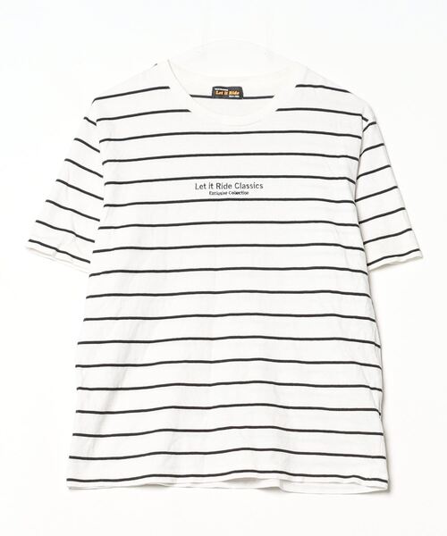 Let it Ride / Tシャツ/L/コットン/WHT LET IT RIDE（レットイットライド） 半袖Tシャツ SMALL ホワイト