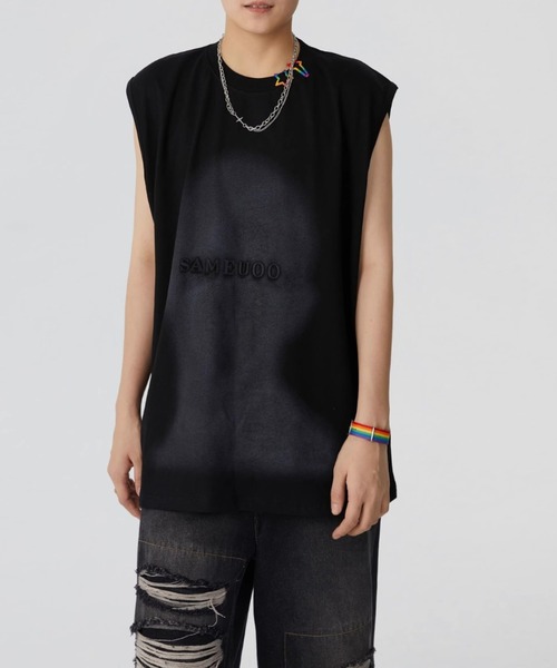 「CREARE -LINO-」 ノースリーブトップス MEDIUM ベージュ メンズ_画像9