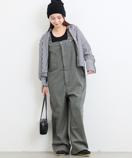 PAYDAY（ペイデイ） オーバーオール FREE チャコールグレー レディース