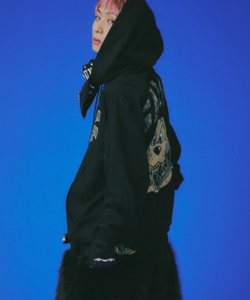 超レア★新品★Golfickersゴルフィッカーズ×ZOZO★コラボパーカー★黒 GALFY パーカー 「GALFY」お金大好きパーカー / 「ガルフィー」ロゴ