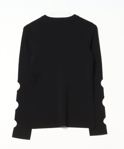 UN3D クロップドニット ブラック UN3D. - MOGOL SHORT KT TOP / モールショートニットトップス