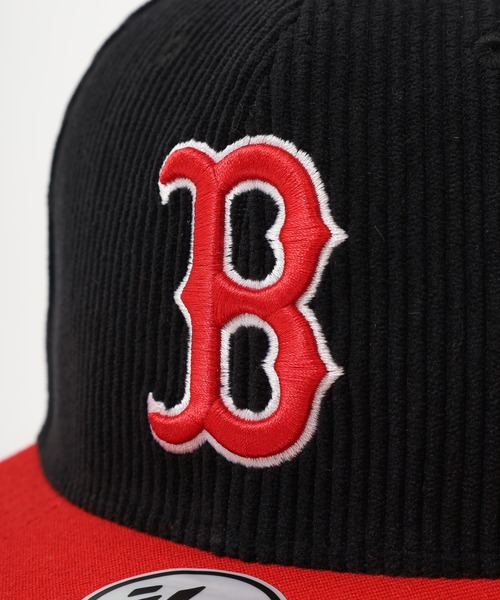 b. ロゴ 赤 ベースボールキャップ 47（フォーティーセブン） キャップ 帽子 レディース MLB公認 '47BRAND