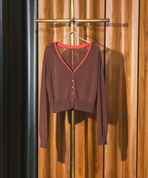 ローズバッド/カーディガン ROSE BUD（ローズバッド） カーディガン BIJOU BROOCH CARDIGAN