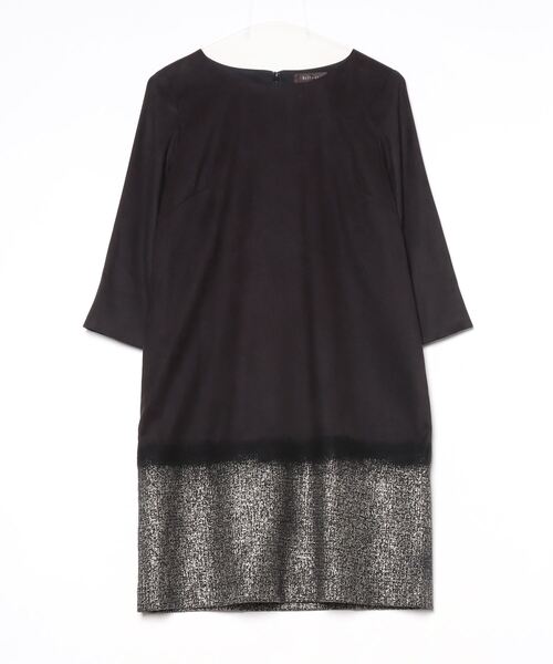 Reflect（リフレクト） 7分袖ワンピース 9 ブラック レディース
