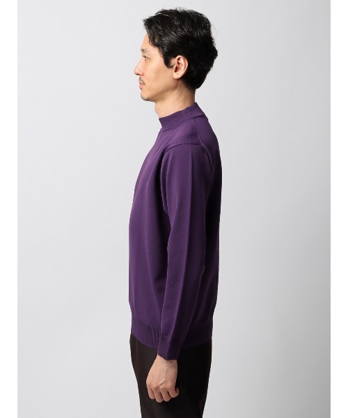 セーター ニット オフィニット モックネックニット 長袖