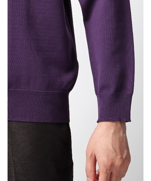 セーター ニット オフィニット モックネックニット 長袖