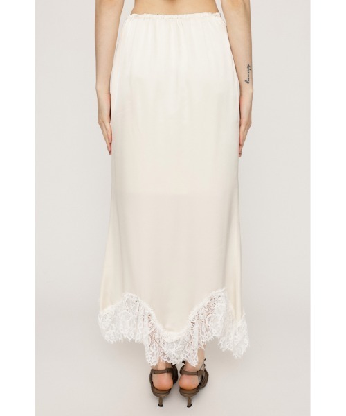 スライ（SLY）/LACE SATIN ロングスカート SLY（スライ） スカート LACE SATIN L/SK レース サテン ロング