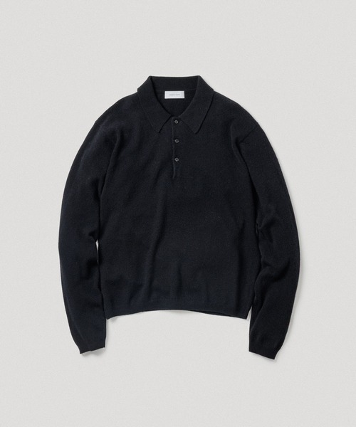 ADAM ET ROPE'（アダムエロペ） ポロシャツ 12GGカシミヤニット