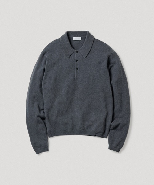 ADAM ET ROPE'（アダムエロペ） ポロシャツ 12GGカシミヤニット