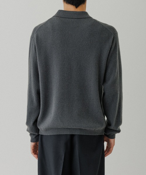 ADAM ET ROPE'（アダムエロペ） ポロシャツ 12GGカシミヤニット