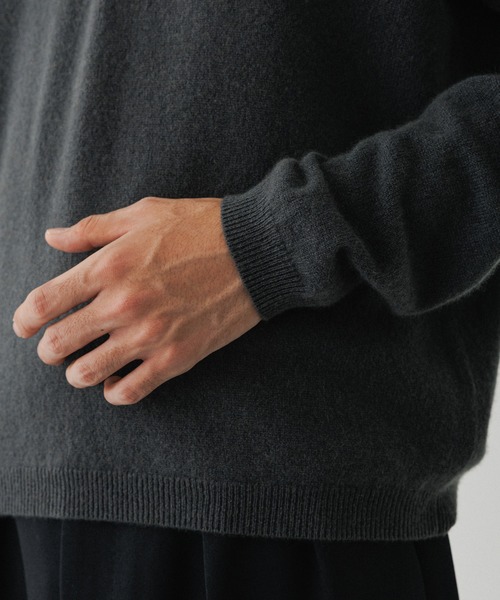 ADAM ET ROPE'（アダムエロペ） ポロシャツ 12GGカシミヤニット