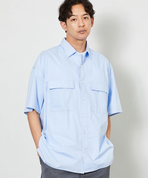 5525Gallery 半袖シャツ M ブルー メンズ : ZOZOTOWN Yahoo!店 - 通販