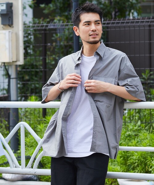 5525Gallery 半袖シャツ M ブルー メンズ : ZOZOTOWN Yahoo!店 - 通販