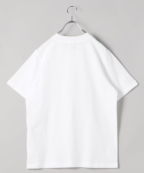 [New Balance] короткий рукав футболка MEDIUM белый мужской 