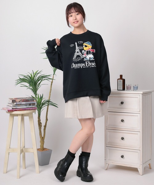 トレーナー スウェット 「84」オジー トラベルデザイン ダンボール トレーナー スウェット 「84」オジー トラベルデザイン ダンボール