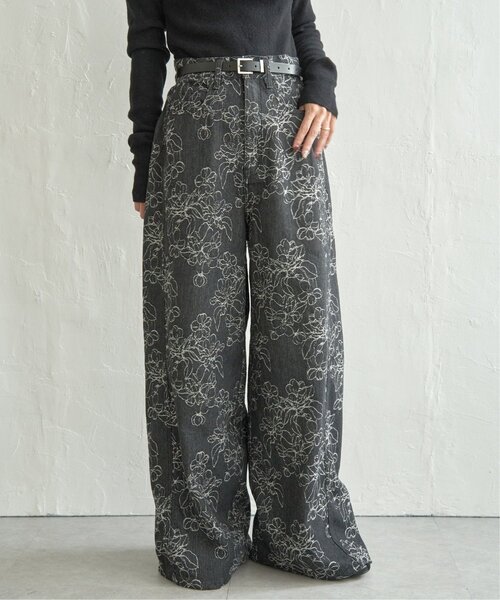 notch. パンツ 花柄ジャガードパンツ レディース : ZOZOTOWN Yahoo!店