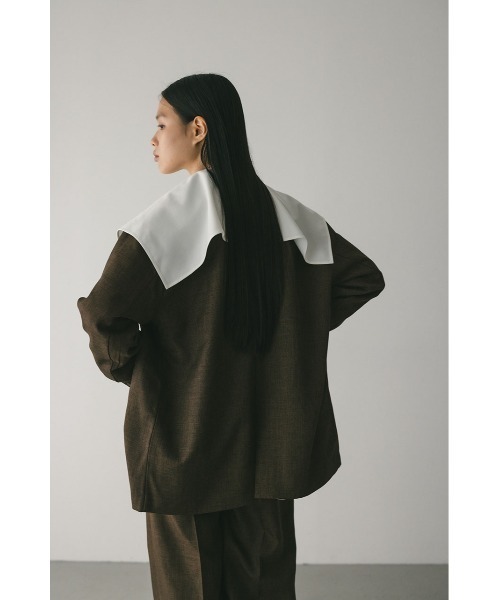 スタイルミキサー（STYLEMIXER）/ビッグカラーシャツ STYLEMIXER（スタイルミキサー） ブラウス シャツ ビッグカラーシャツ