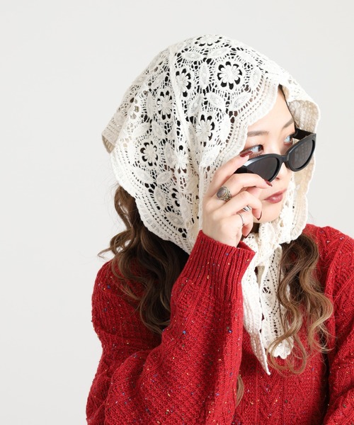 FUNALIVE（ファンアライブ） スカーフ バンダナ PULUTOARLE クロッシェ