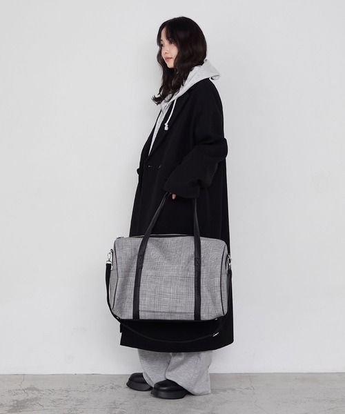 forksy.（フォルクシー） ボストンバッグ 「forksy.」チェック柄2way