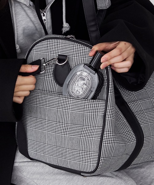 forksy.（フォルクシー） ボストンバッグ 「forksy.」チェック柄2way