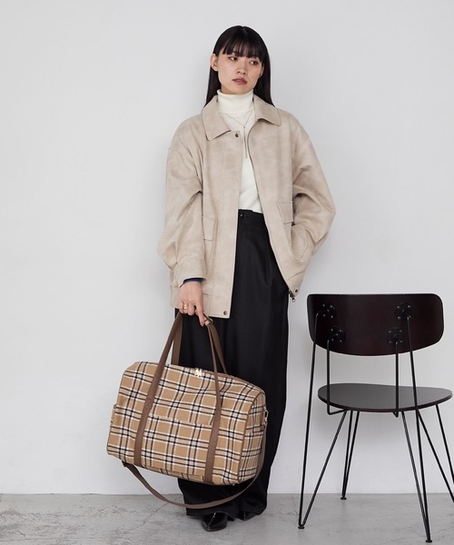 チェック柄ボストンバッグ H□レトロ□ミズノ/MIZUNO タータンチェック柄 ボストンバッグ ゴルフ