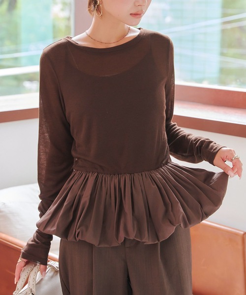 KOBE LETTUCE（神戸レタス） ブラウス シャツ 「 選べる2ネックtype