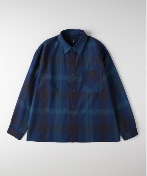BACK NUMBER シャツ 「BACK NUMBER」オーバーサイズチェックシャツ