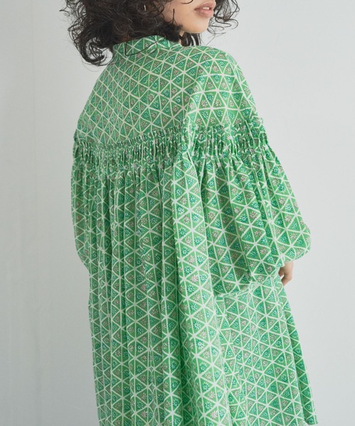 「Audrey and John Wad」 長袖ブラウス FREE イエロー レディース_画像2