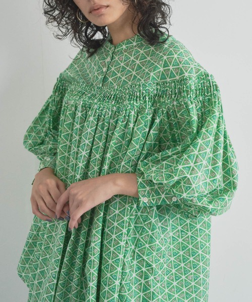 「Audrey and John Wad」 長袖ブラウス FREE イエロー レディース_画像6