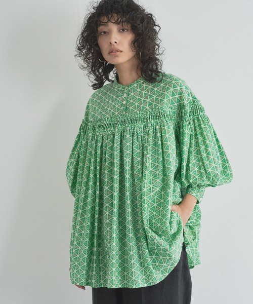 「Audrey and John Wad」 長袖ブラウス FREE イエロー レディース_画像7