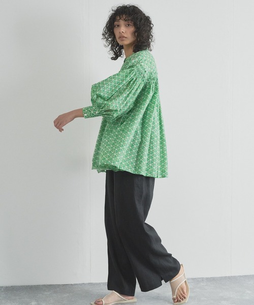 「Audrey and John Wad」 長袖ブラウス FREE イエロー レディース_画像8