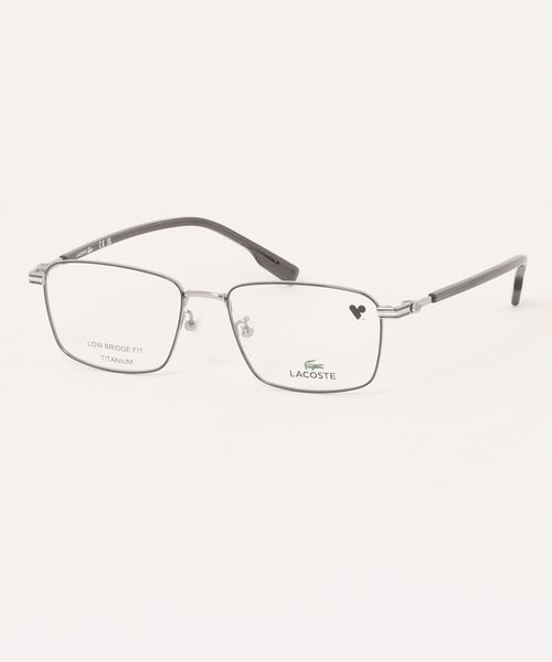 伊達メガネ メガネ 眼鏡 「LACOSTE/ラコステ」スクエア メガネ L2534LB 045 メンズ レディース