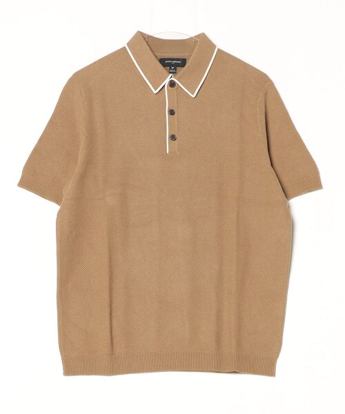 「BANANA REPUBLIC FACTORY STORE」 半袖ポロシャツ L ネイビー メンズ_画像3