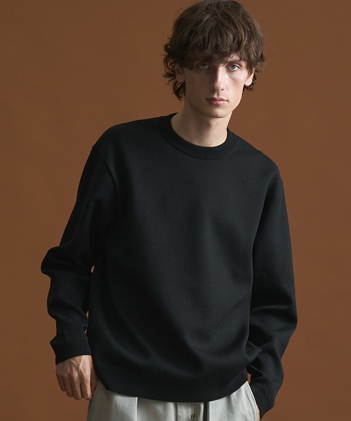 【美品】PUBLIC TOKYO　バウンドウールクルーネックニット　サイズ：2 PUBLIC TOKYO（パブリックトウキョウ） セーター ニット バウンド